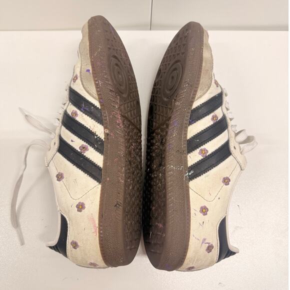 Adidas Women's Gender Inclusive Samba OG Embroidered Floral Shoes US 9‎ - Picture 2 of 8